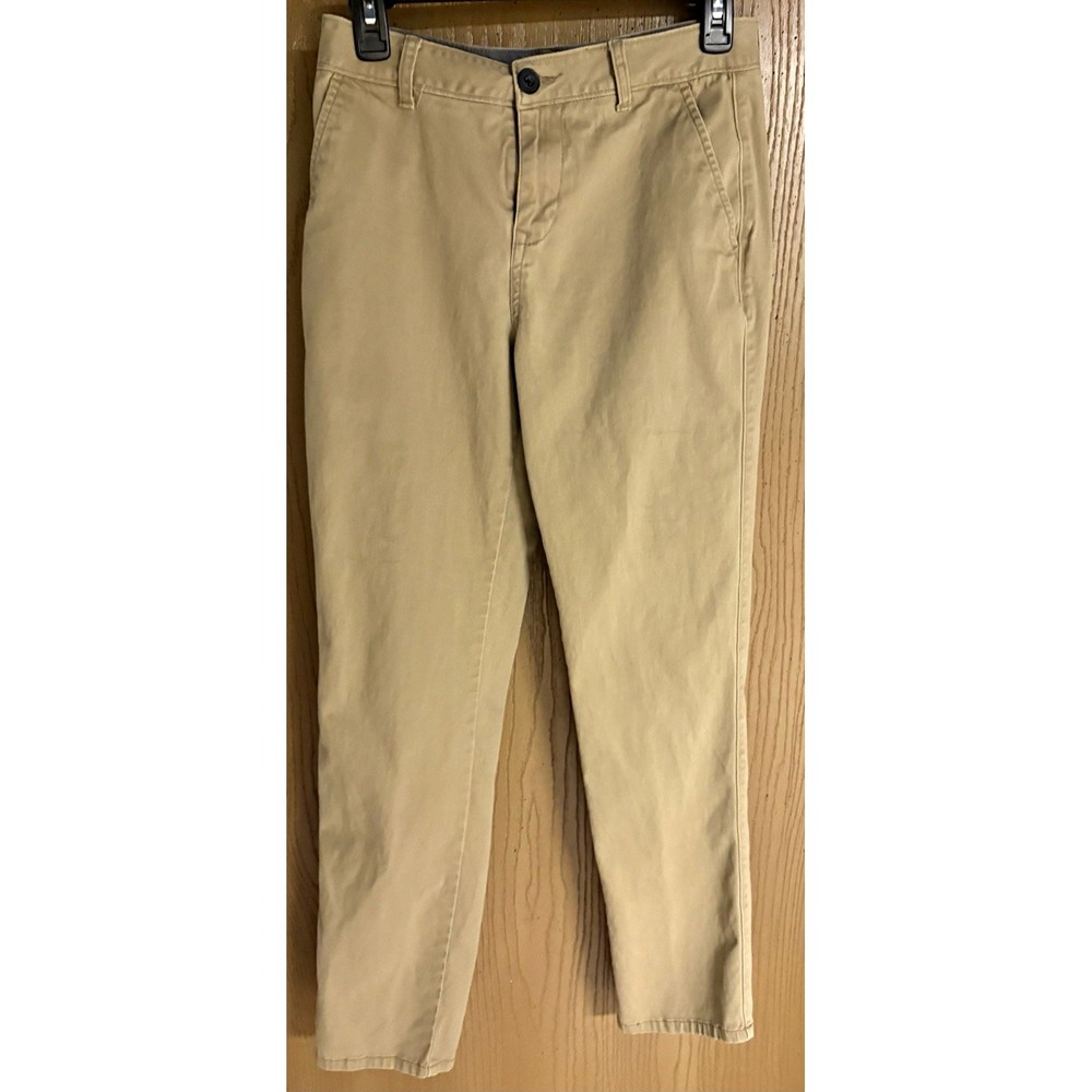 Calvin Klein Jeans Khaki Chino Pants Boys Size 18 Stretch Cotton Blend